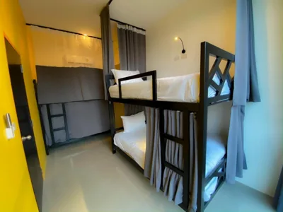 Bunk Bed in Mixed Dormitory Room — Fishtail Hostel Phuket